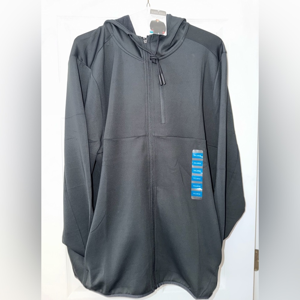Men’s Black Full-Zip light jacket size XXL